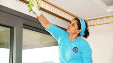 Dezenfektanlı Duvar Temizliği